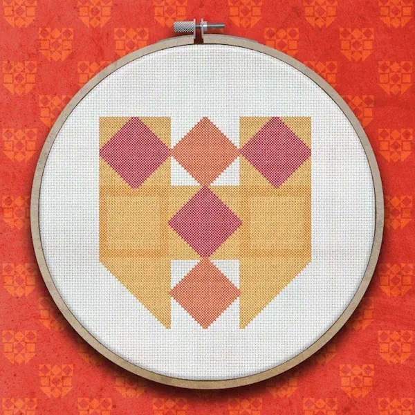 Cross stitch pattern example